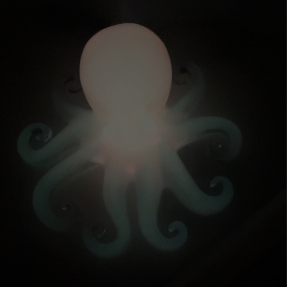 Handcrafted Artisan Epoxy Resin Octopus Decor Statue Paper Weight - Picture 10 of 16